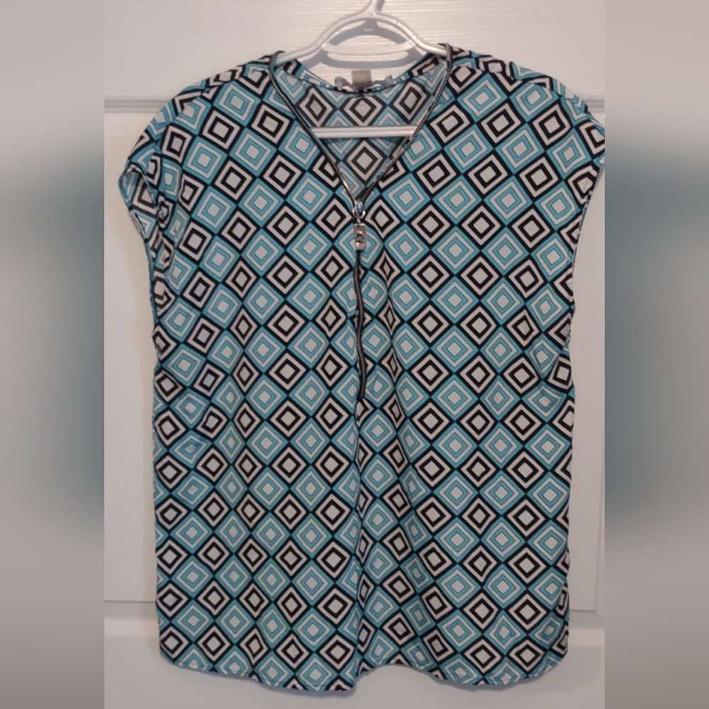 Michael Kors zippered blouse